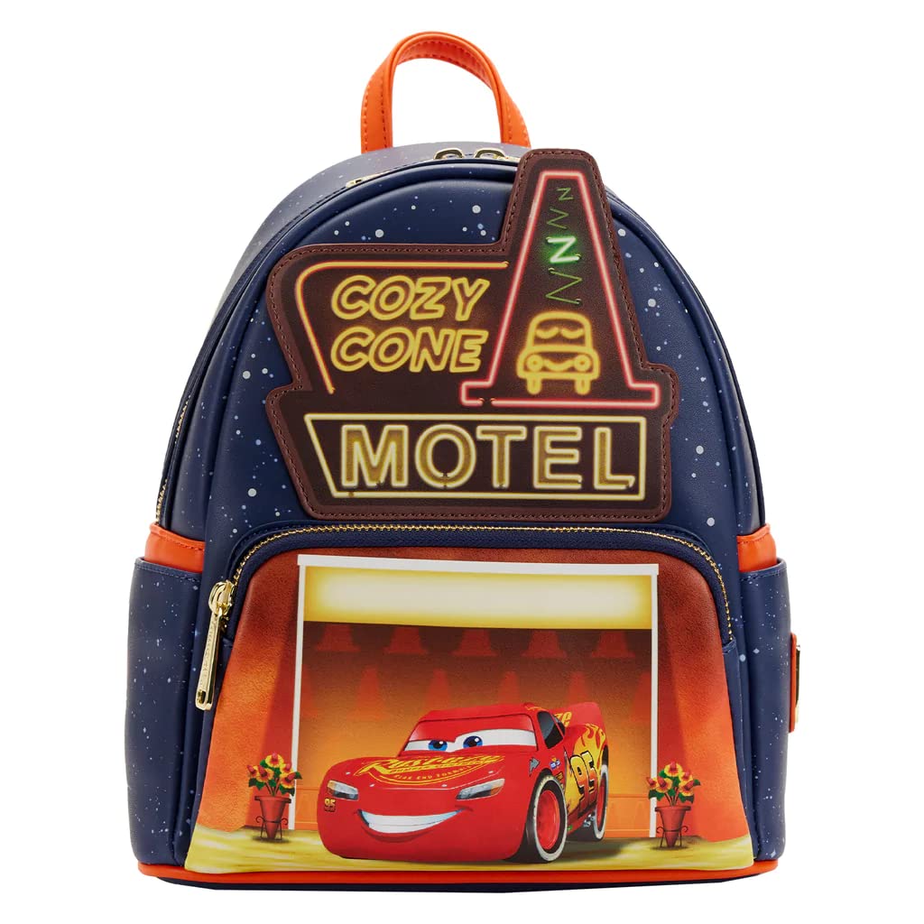 Loungefly Disney Pixar Cars Cozy Cone Faux Leather Shoulder Bag Purse - Multi, One Size