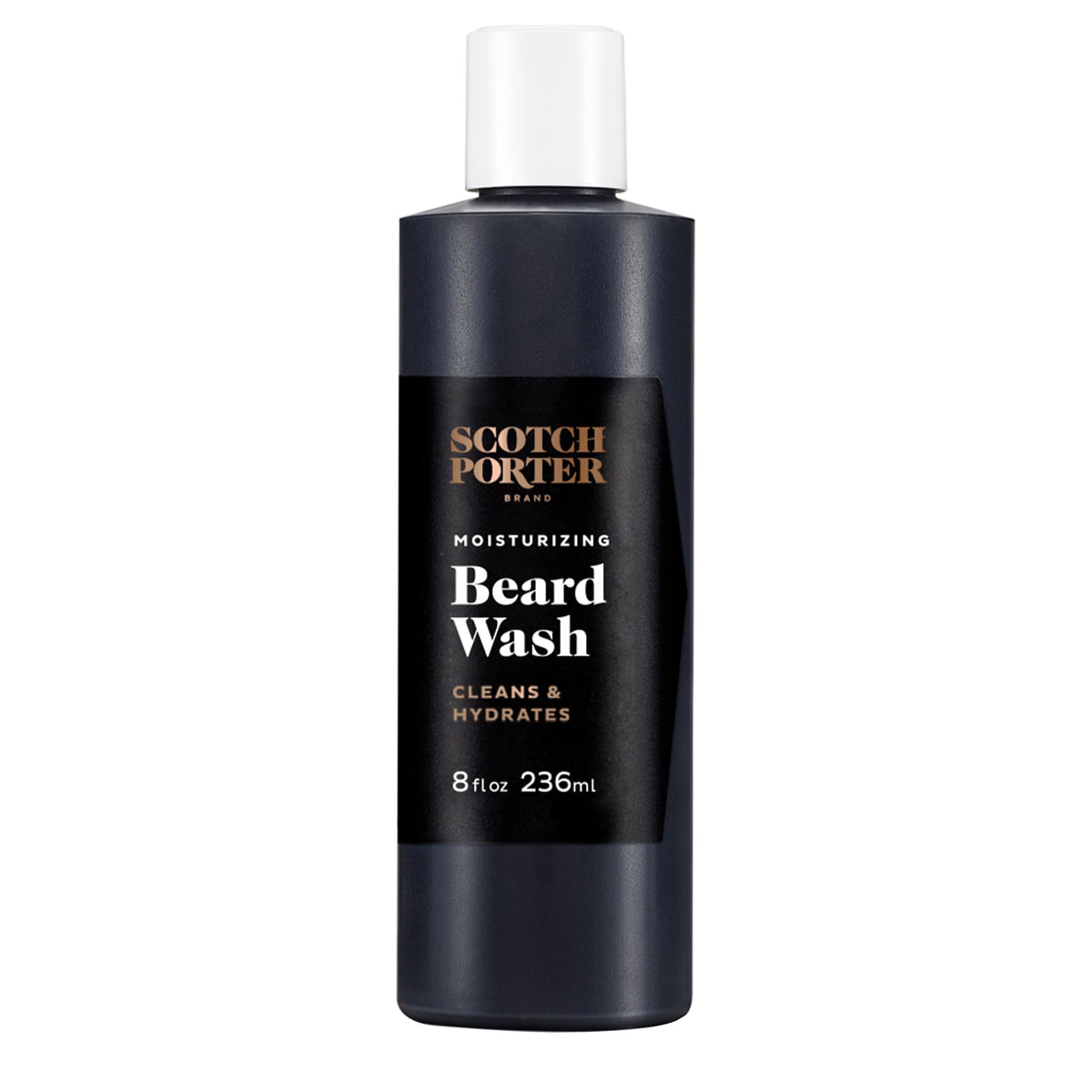 Scotch Porter Moisturizing Beard Wash - Cleanse & Hydrate Coarse Facial Hair - 8 Oz.