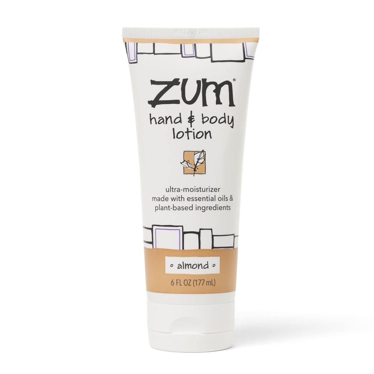 Zum Almond Hand And Body Lotion - 6 Fl Oz - Moisturizing Skin Care