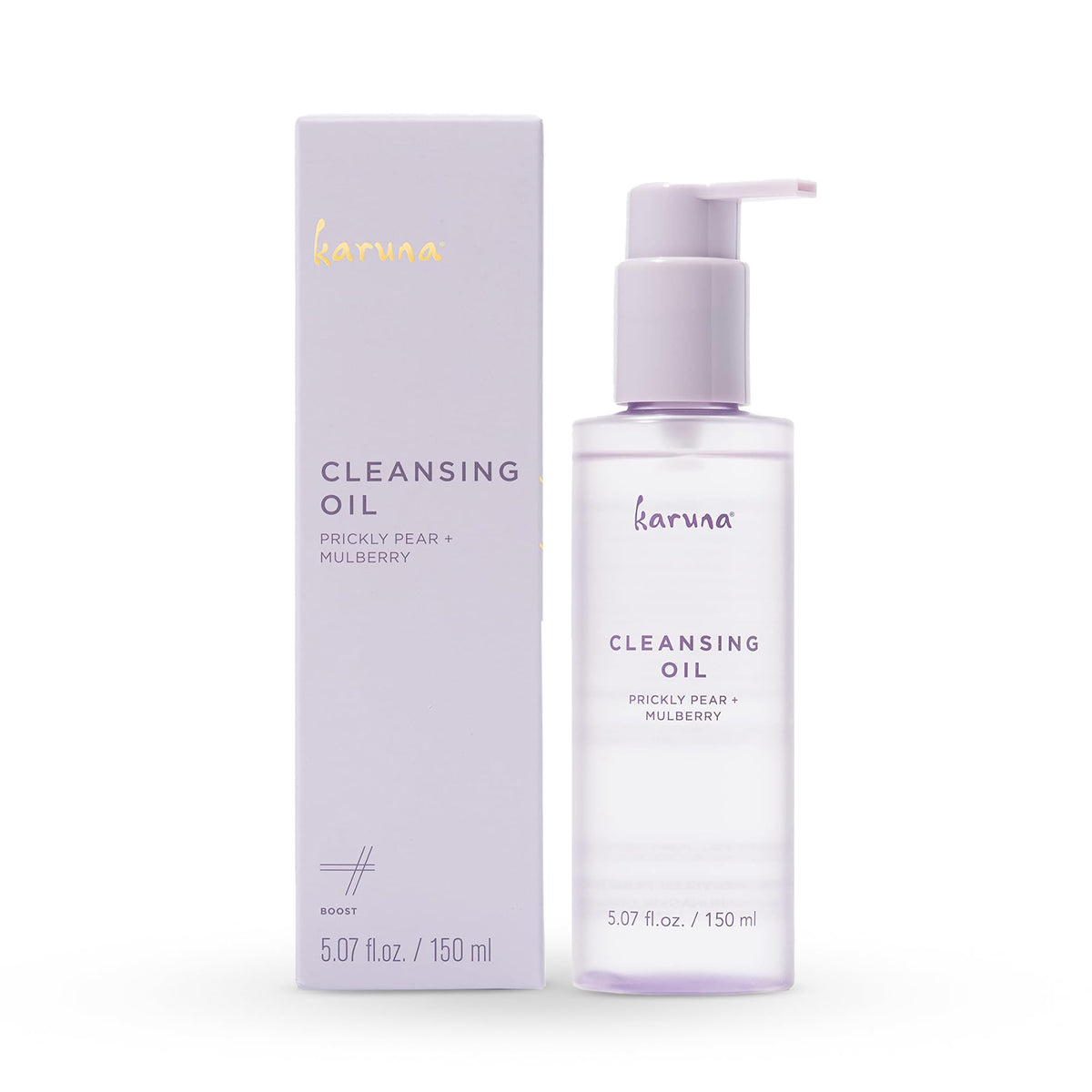 Karuna Cleansing Oil With Prickly Pear - Makeup Remover, Pore Cleansing, 150Ml Travel Size