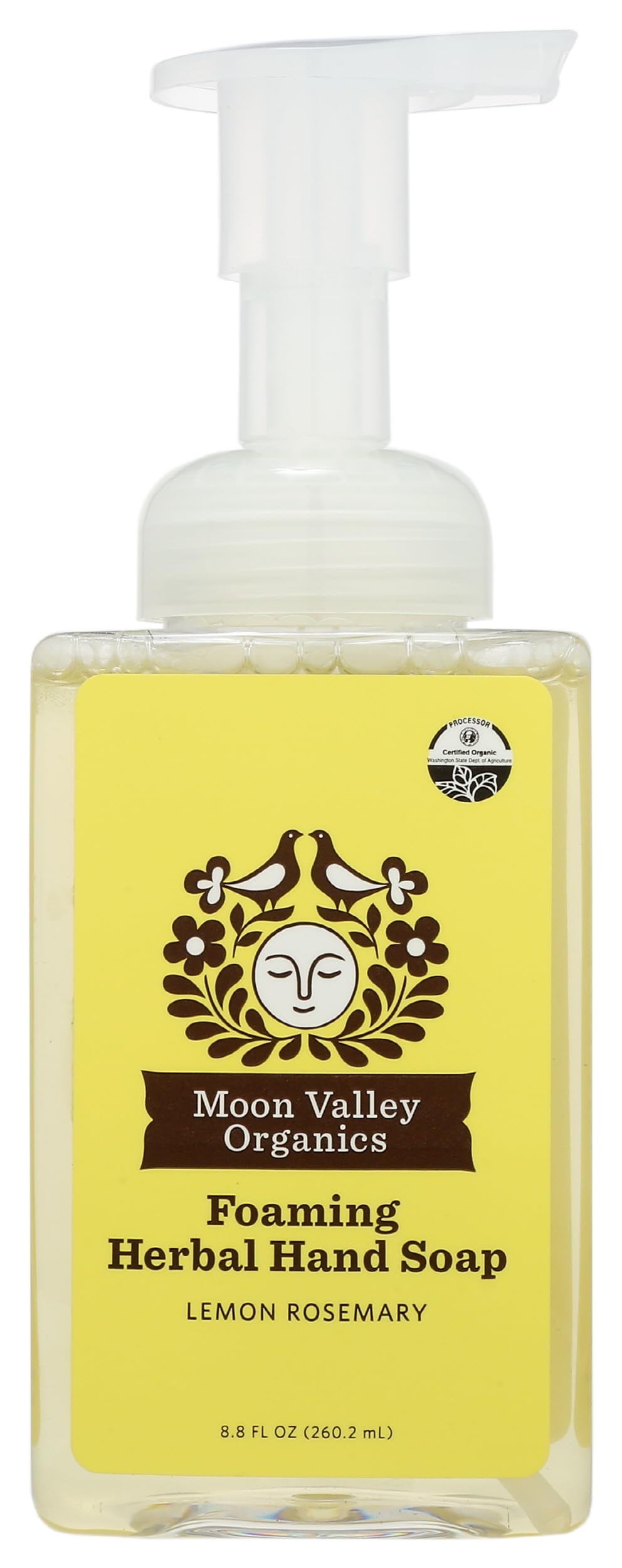 Moon Valley Organics Lemon Rosemary Liquid Hand Soap - 8.8 Fl Oz, Natural Cleanser