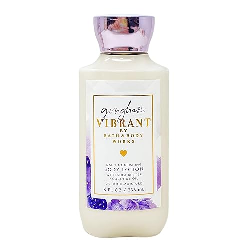 Bath & Body Works Gingham Vibrant Body & Hand Lotion, 8Oz – Moisturizing & Refreshing