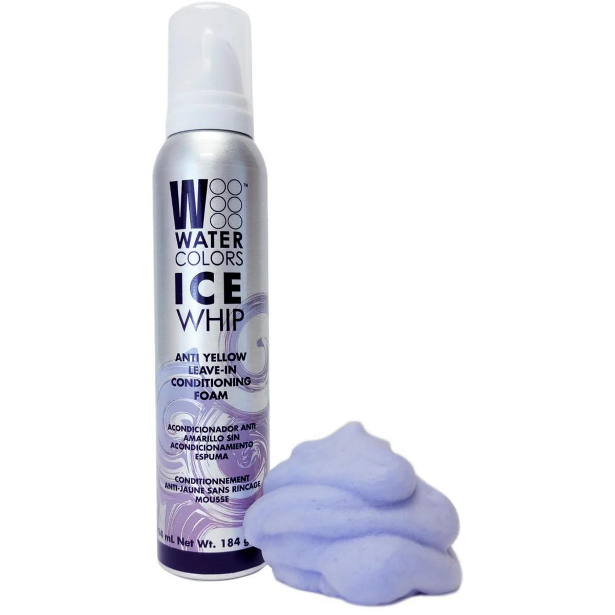 Watercolors Violet Purple Leave-In Conditioning Foam For Blonde & Gray Hair - 6.5 Oz