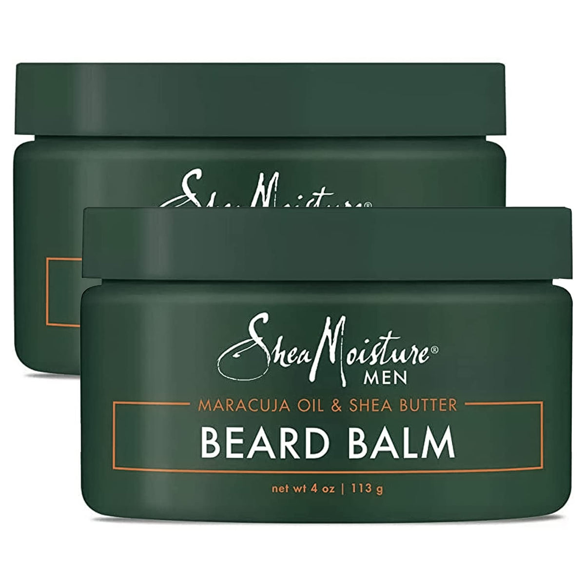 Sheamoisture Beard Balm - Natural Shea Butter & Maracuja Oil For Flawless Beard (2 Pack)