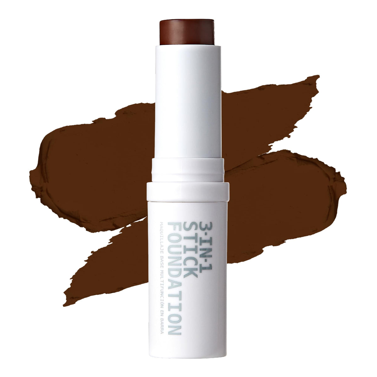 Ruby Kisses 3-In-1 Stick Foundation - Hydrating, Lightweight, Full Coverage, Cognac, 0.32 Oz