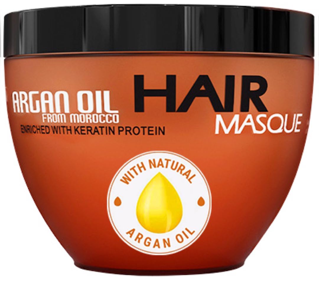 Bingo Hair Care Moroccan Argan Oil Hair Mask - Sulfate Free Deep Conditioner For Dry, Curly Hair