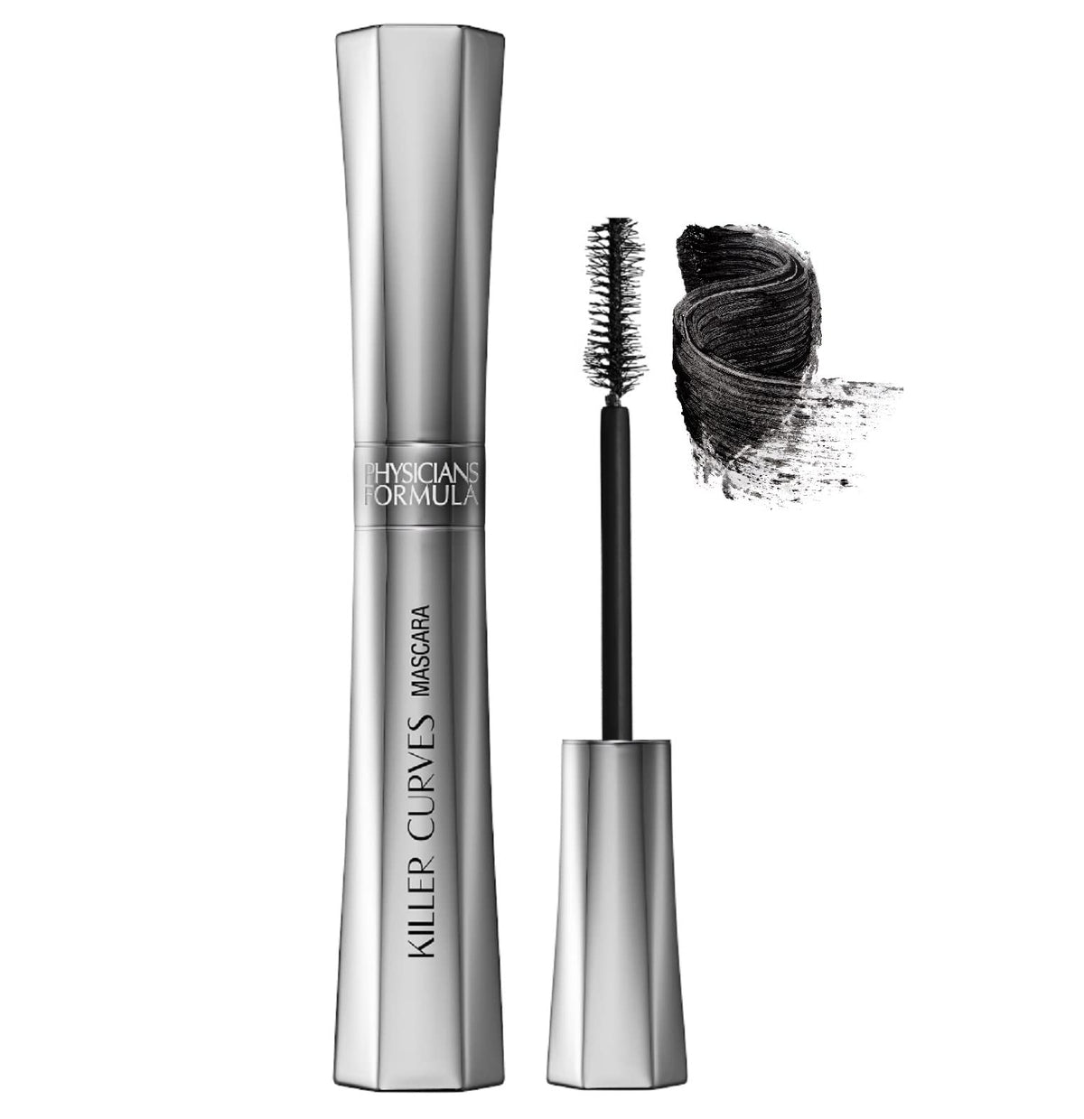 Physicians Formula Killer Curves Mascara, Black, Full-Volume, Lash-Lifting, Vegan, Cruelty-Free