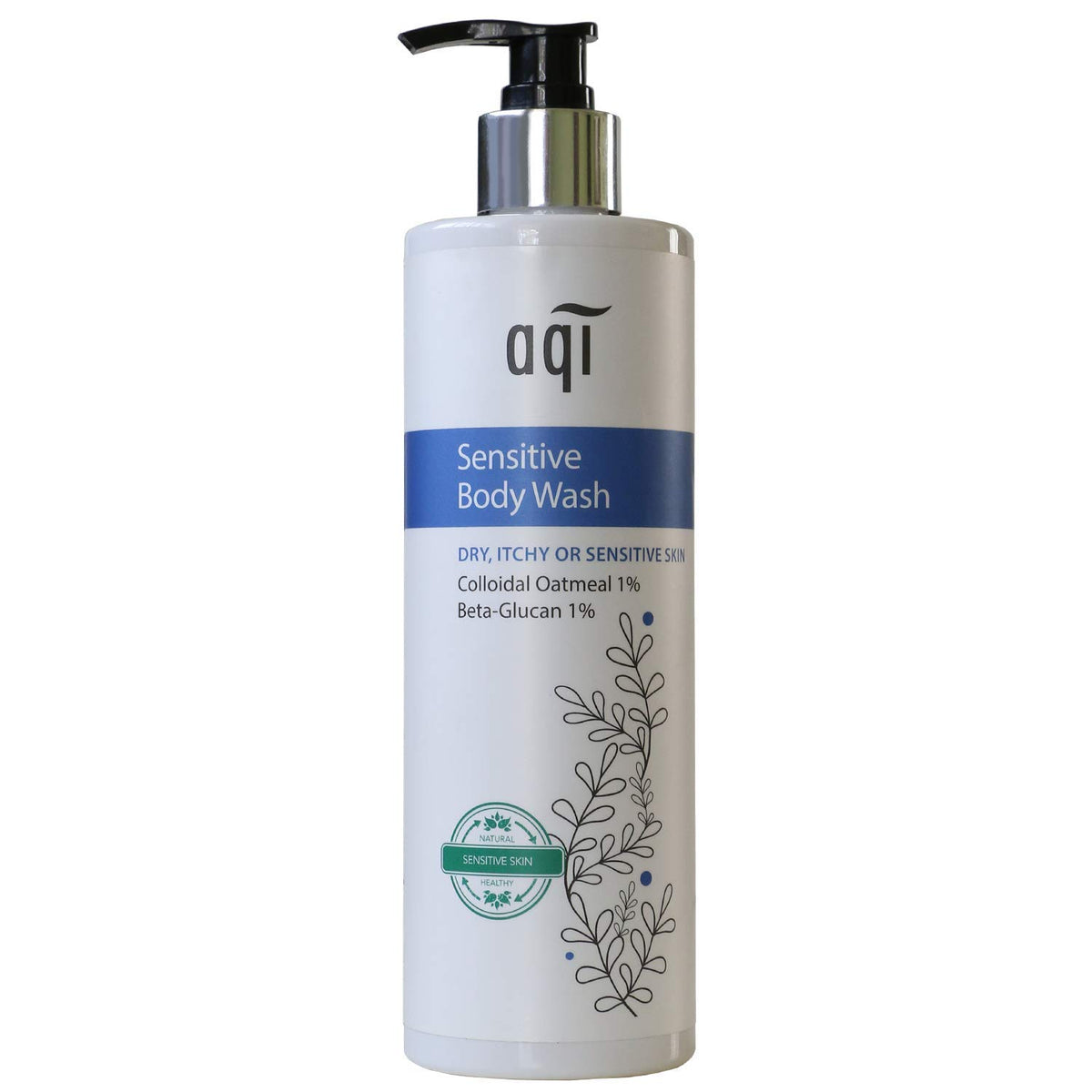 Aqi Sensitive Body Wash – Ph Balanced, Paraben & Sulfate Free For Itchy, Dry Skin – 16.9