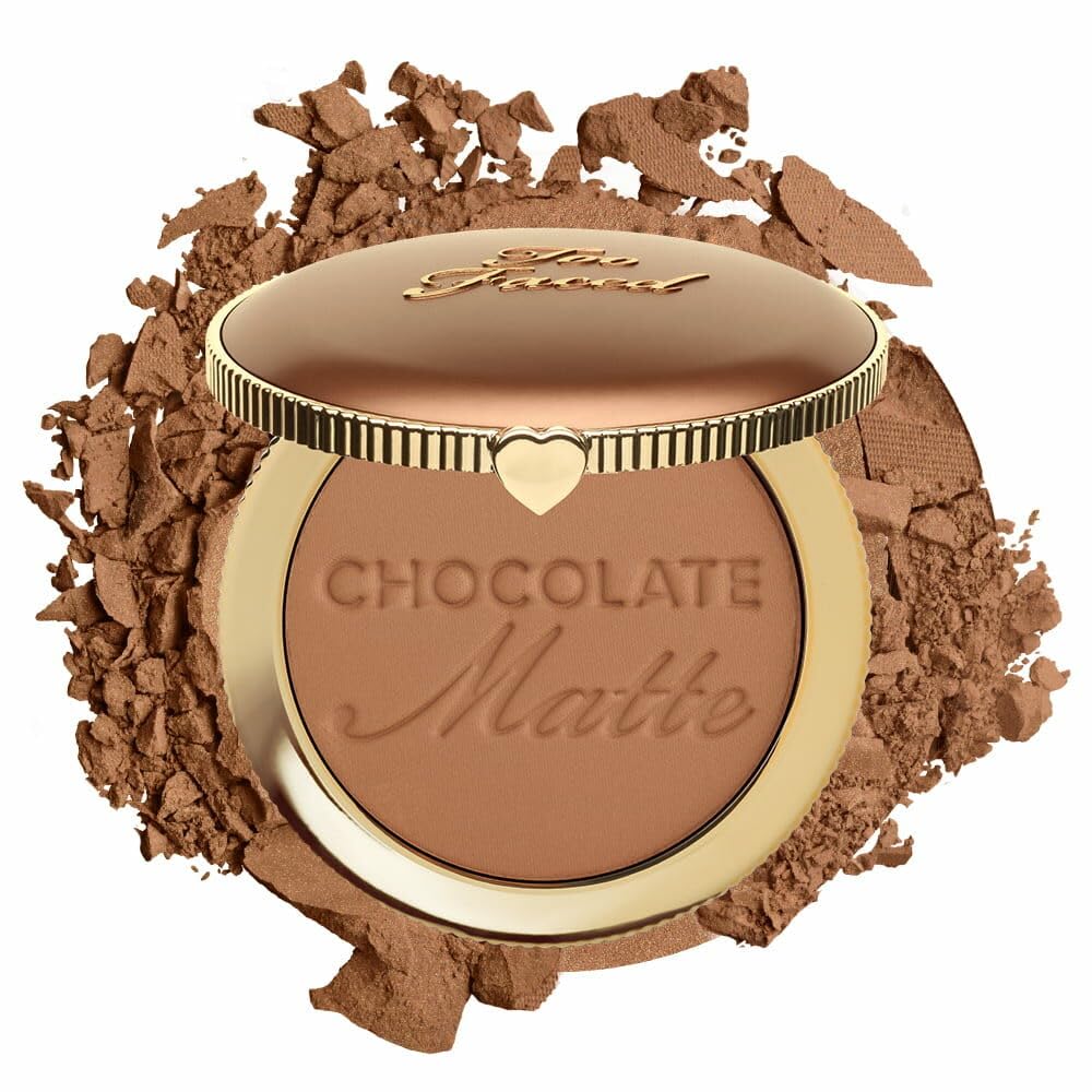 Too Faced Chocolate Soleil Matte Bronzer - Long Lasting, Cruelty Free, 0.28 Oz