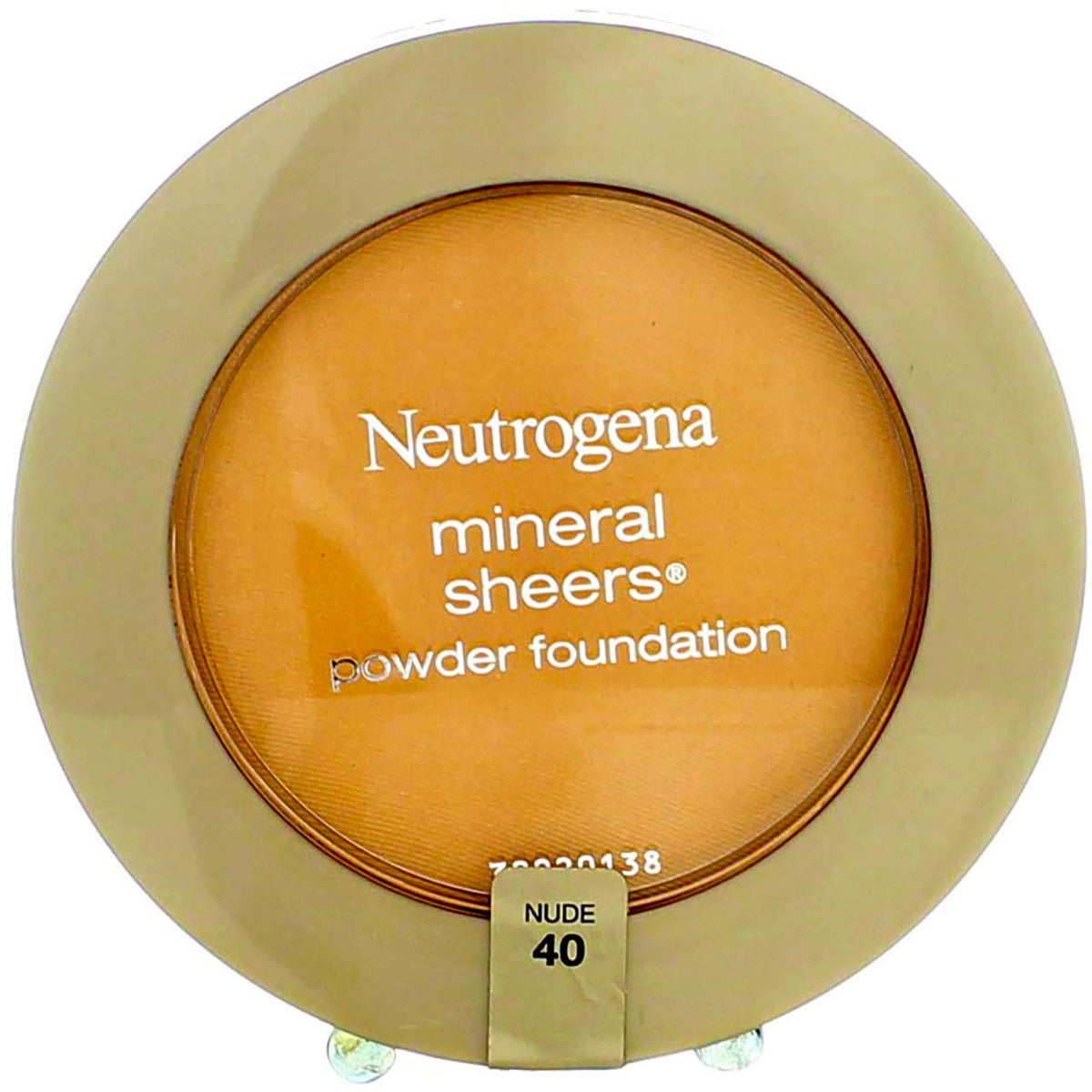 Neutrogena Mineral Sheers Compact Powder Foundation, Oil-Free, Fragrance-Free, Nude 40, 0.34 Oz