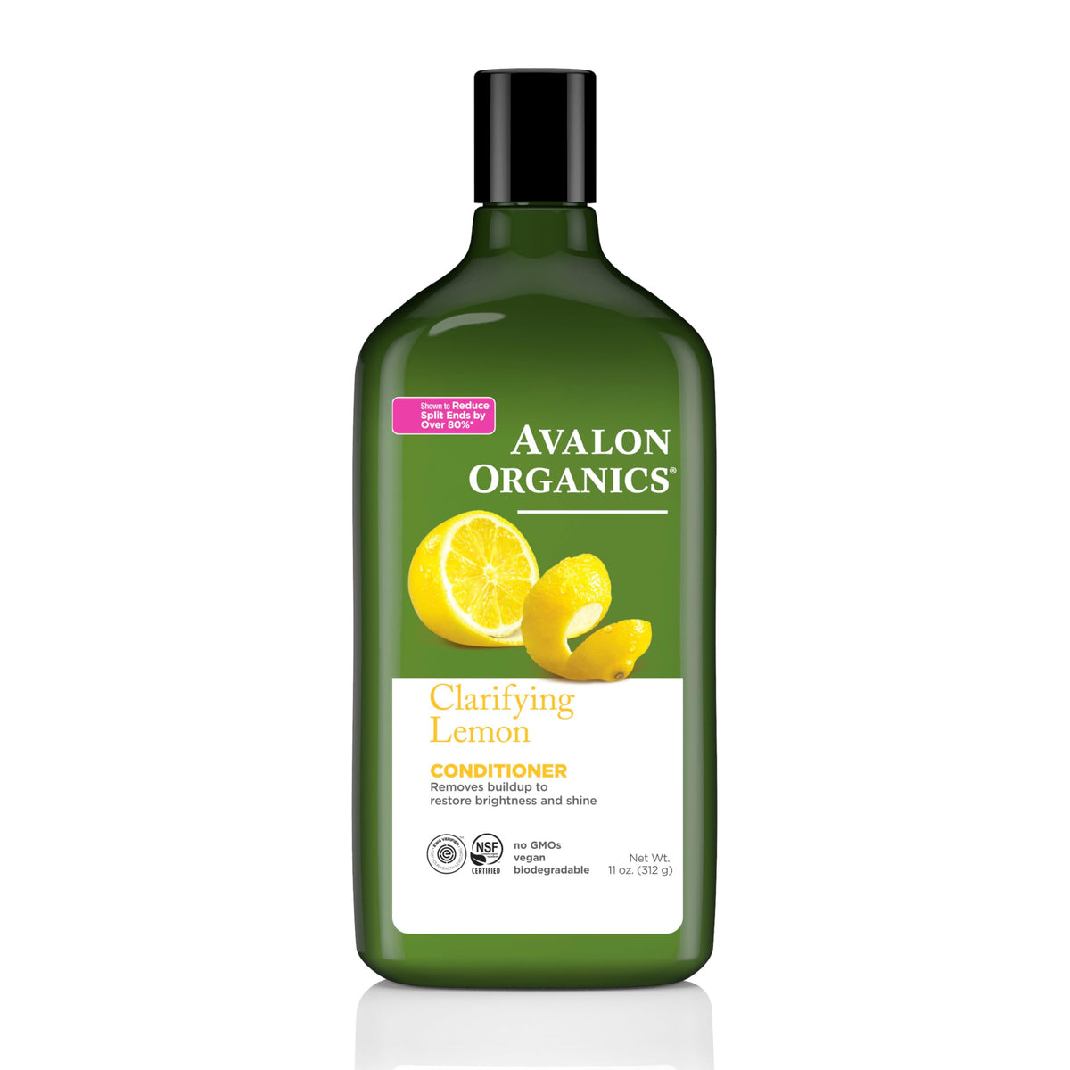 Avalon Organics Lemon Conditioner, 11 Fl Oz - Clarifying, Removes Buildup, Restores Shine