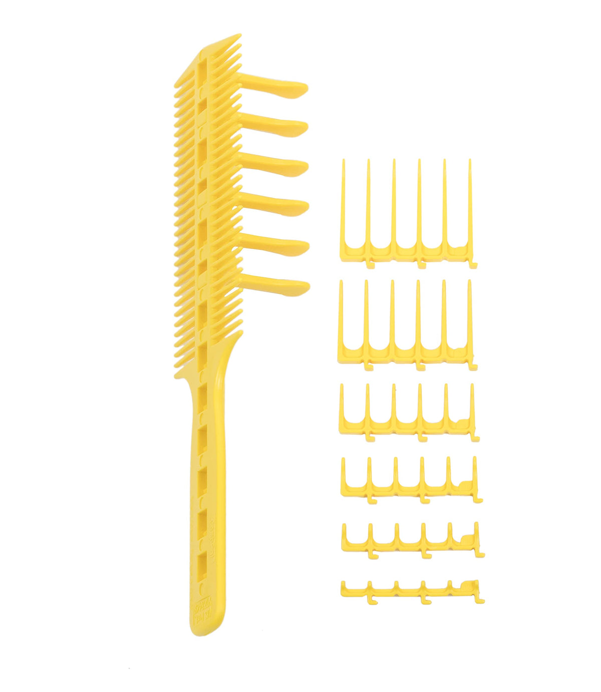 CombPal Scissor Clipper Over Comb - DIY Hair Cutting Tool Set, Yellow, 1 Count