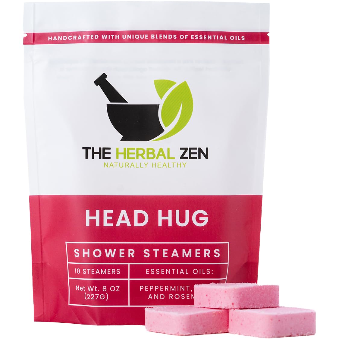 The Herbal Zen Shower Steamers - Aromatherapy Shower Bombs For Soothing Relief, 10 Count