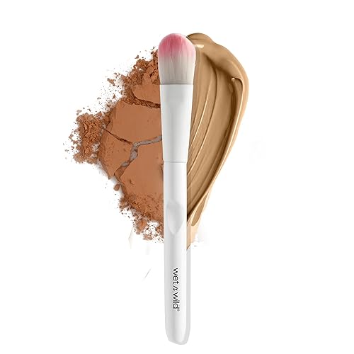 Wet N Wild Foundation Brush - Densely-Packed Synthetic Bristles For Liquid, Cream & Powder