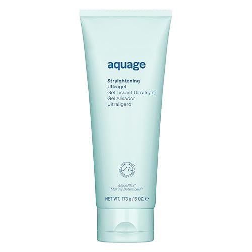 Aquage Straightening Ultragel For Curly & Frizzy Hair, 6 Fl. Oz. - Lightweight Algaep