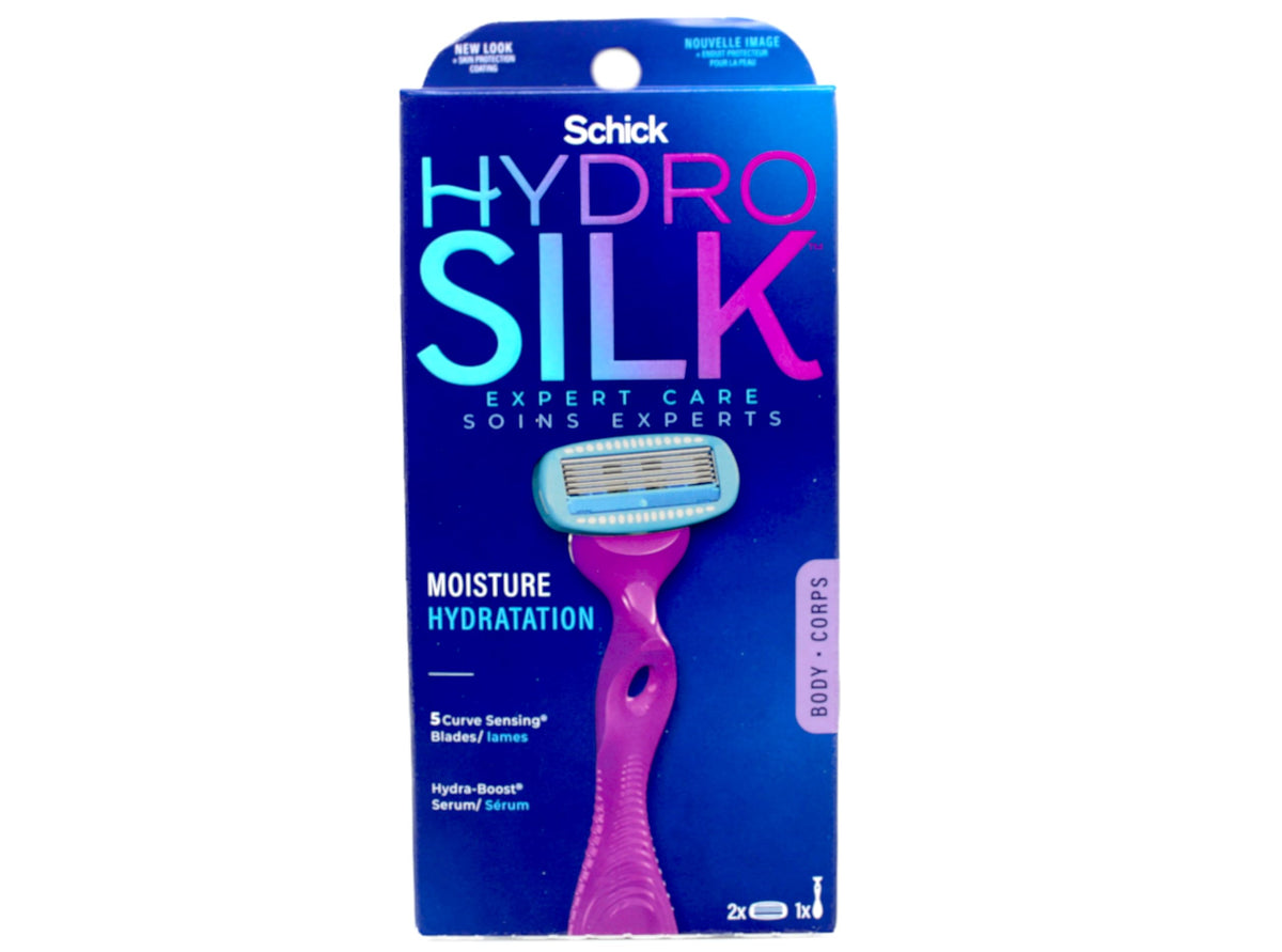 Schick Hydro Silk Razor - 1 Count (Pack Of 9) For Smooth, Hydrating Shaving Experience