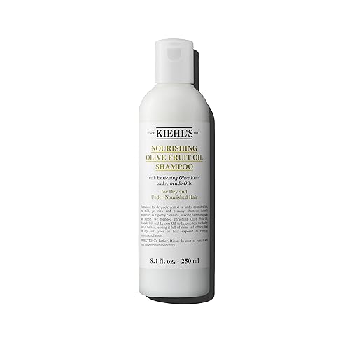 Kiehl'S Nourishing Olive Oil Shampoo For Dry Hair, Moisturizing, 8.4 Fl Oz - Soft & Shiny