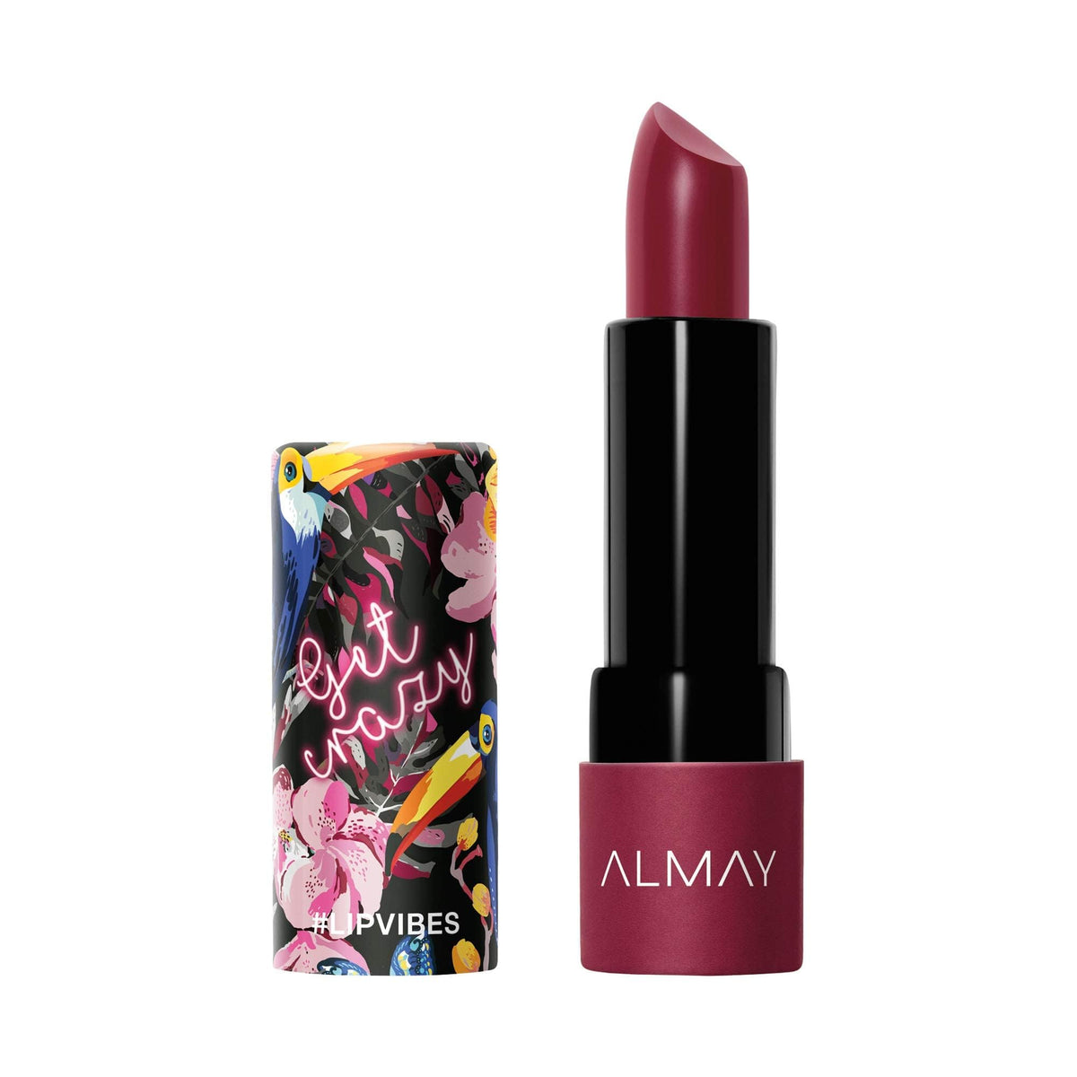 Almay Matte Lipstick With Vitamin E & Shea Butter - 009 Get Crazy, 0.14 Oz, Hypoallergenic