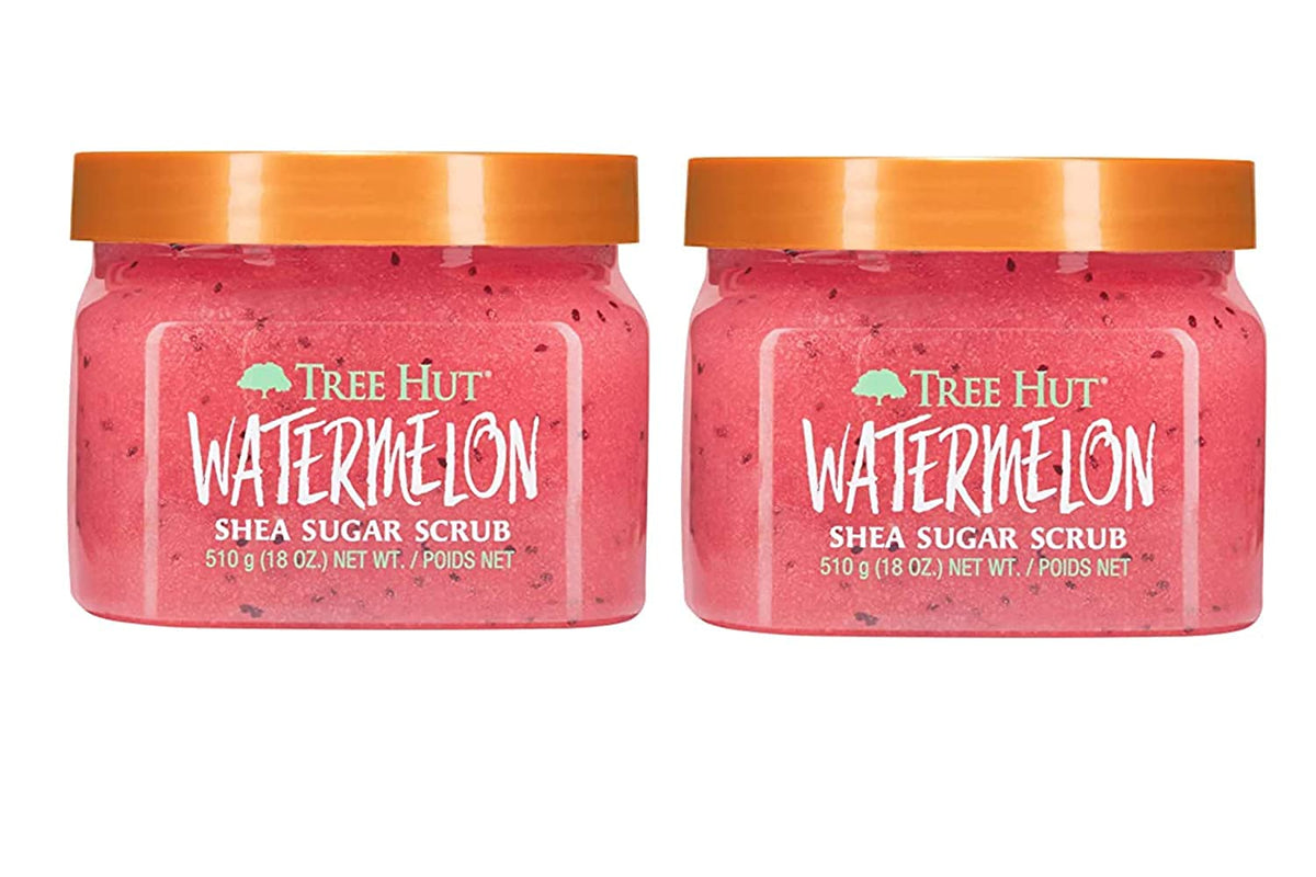 Giftician Watermelon Sugar Scrub - 2 Pack, 18 Oz Jars For Hydrated, Youthful Skin