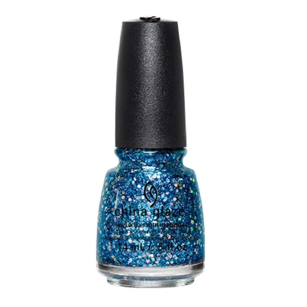 China Glaze Nail Polish - Can You Sea Me? 1425, 1 Count, Vibrant Aqua Color