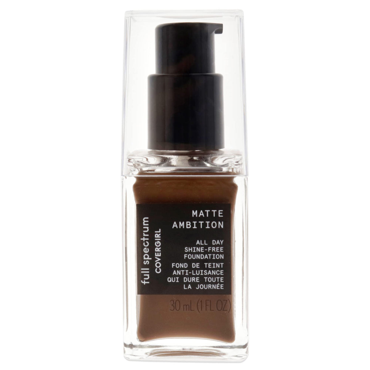 COVERGIRL Matte Ambition Foundation, Deep Cool 3, 1 Fl Oz - All Day Wear, Oil-Free