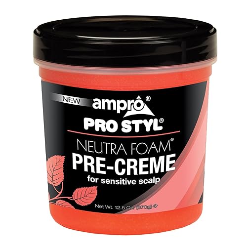 AmPro Pre-Creme Base for Sensitive Scalp - Wax with Petroleum Jelly, 12.5 oz