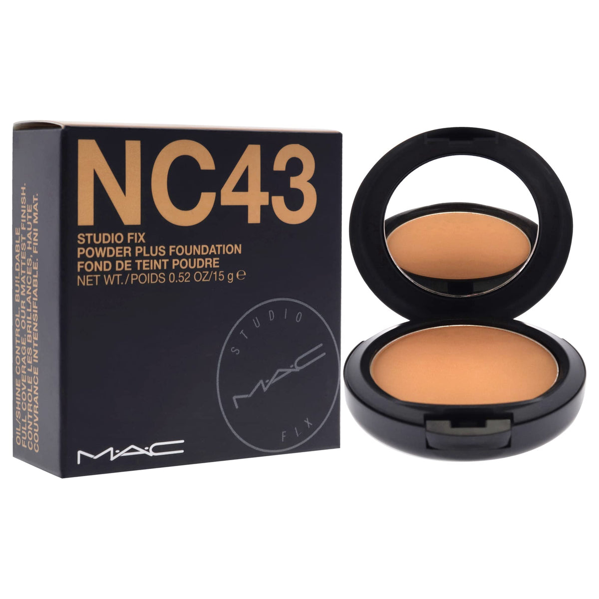 MAC Studio Fix Powder Plus Foundation NW30 - 0.52 Oz, Flawless Finish & Long-lasting Wear