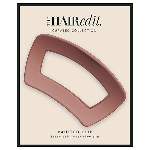 The Hair Edit Terracotta Vaulted Claw Clip - 1 Count Clay Hair Accessory