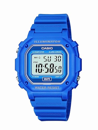 Casio F108Wh Men'S Digital Watch - Led Light, Water Resistant, Daily Alarm, 7 Year Battery