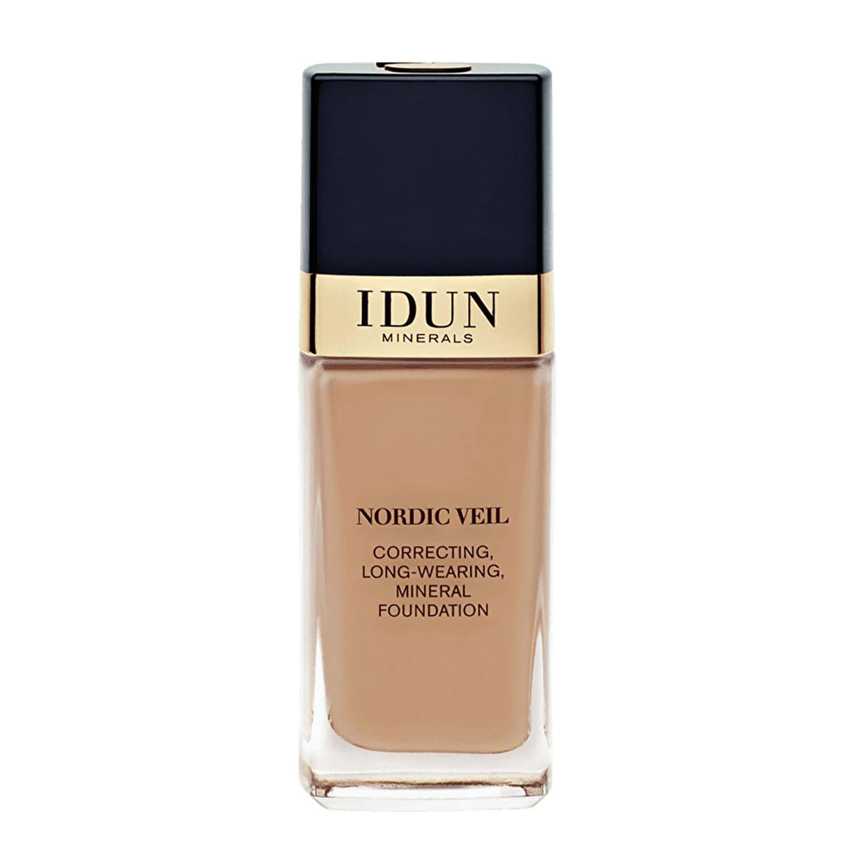 IDUN Minerals Liquid Norrsken Foundation - Light to Medium, Luminous Finish, Water Resistant, 1.01 oz