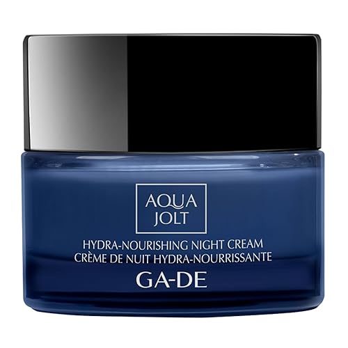 Ga-De Aqua Jolt Night Cream - Hydrating Face Moisturizer With Hyaluronic Acid & Vitamin E - 1.7 Oz