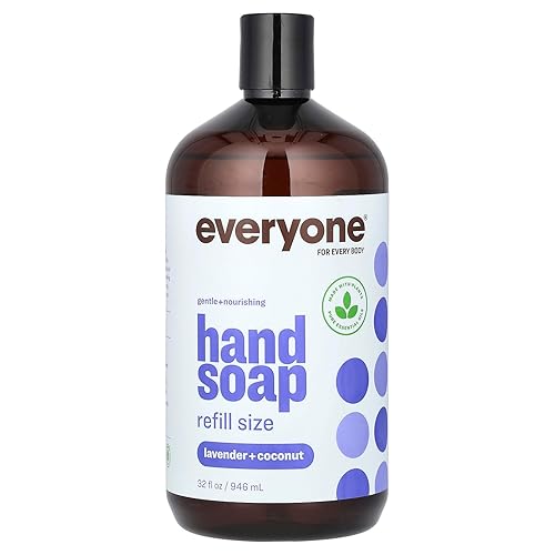 Everyone Lavender & Coconut Hand Soap Refill - 32 Fl Oz, Natural & Gentle Cleanser