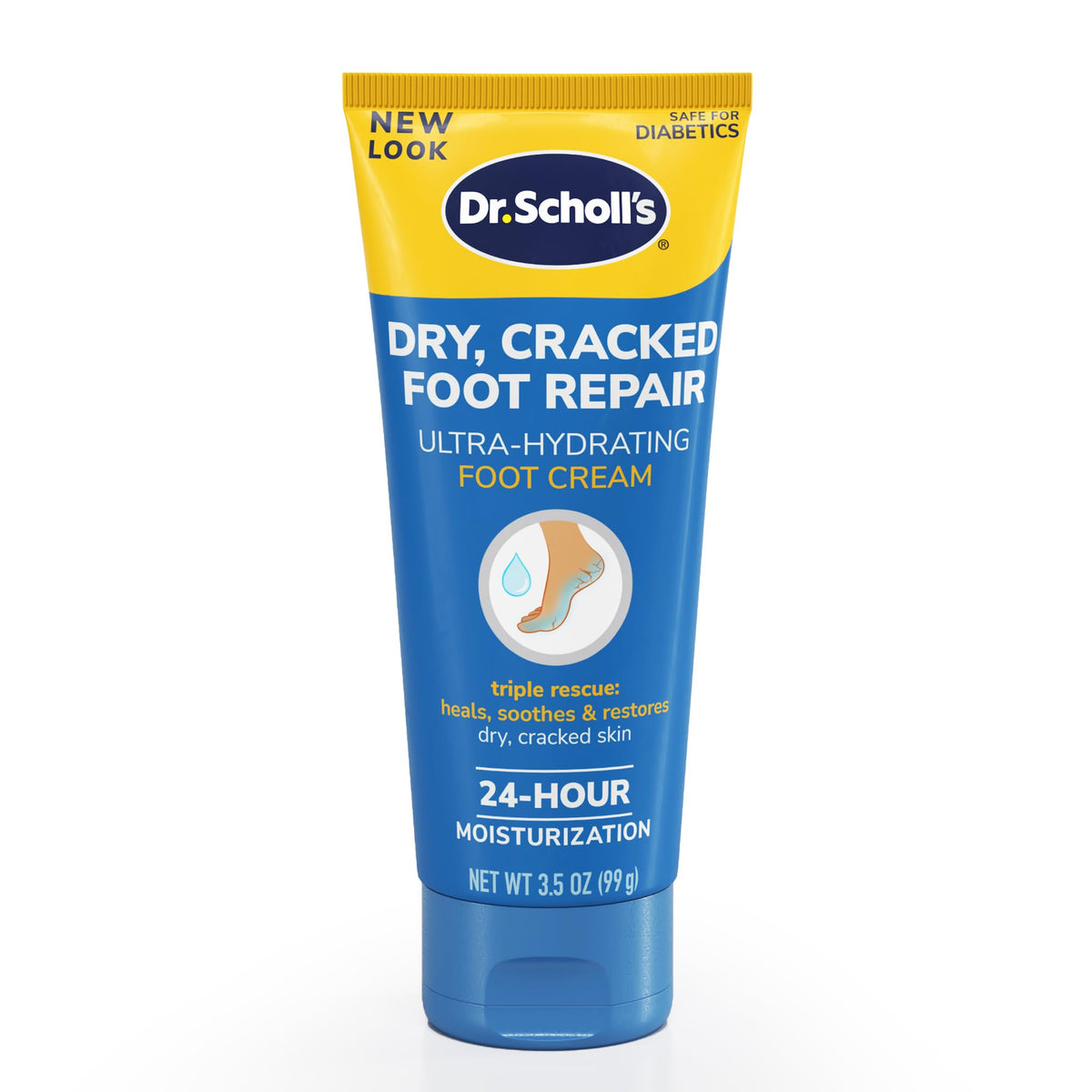 Dr. Scholl'S Ultra-Hydrating Foot Cream, 3.5 Oz - 25% Urea For Dry Cracked Feet