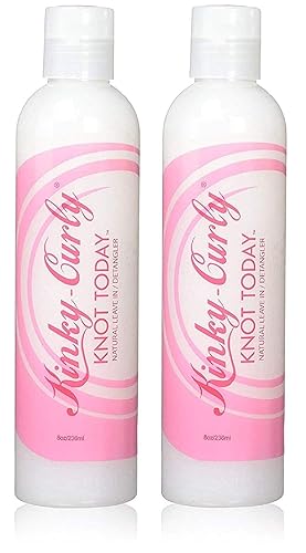 Kinky-Curly Knot Today Leave-In Conditioner & Detangler, 2 Pack (8 Oz Each)