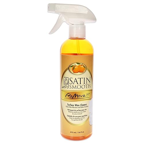 Satin Smooth Remove-It Wax Cleaner & Remover - Non-Toxic Pre-Wax Cleanser, 16 Fl Oz