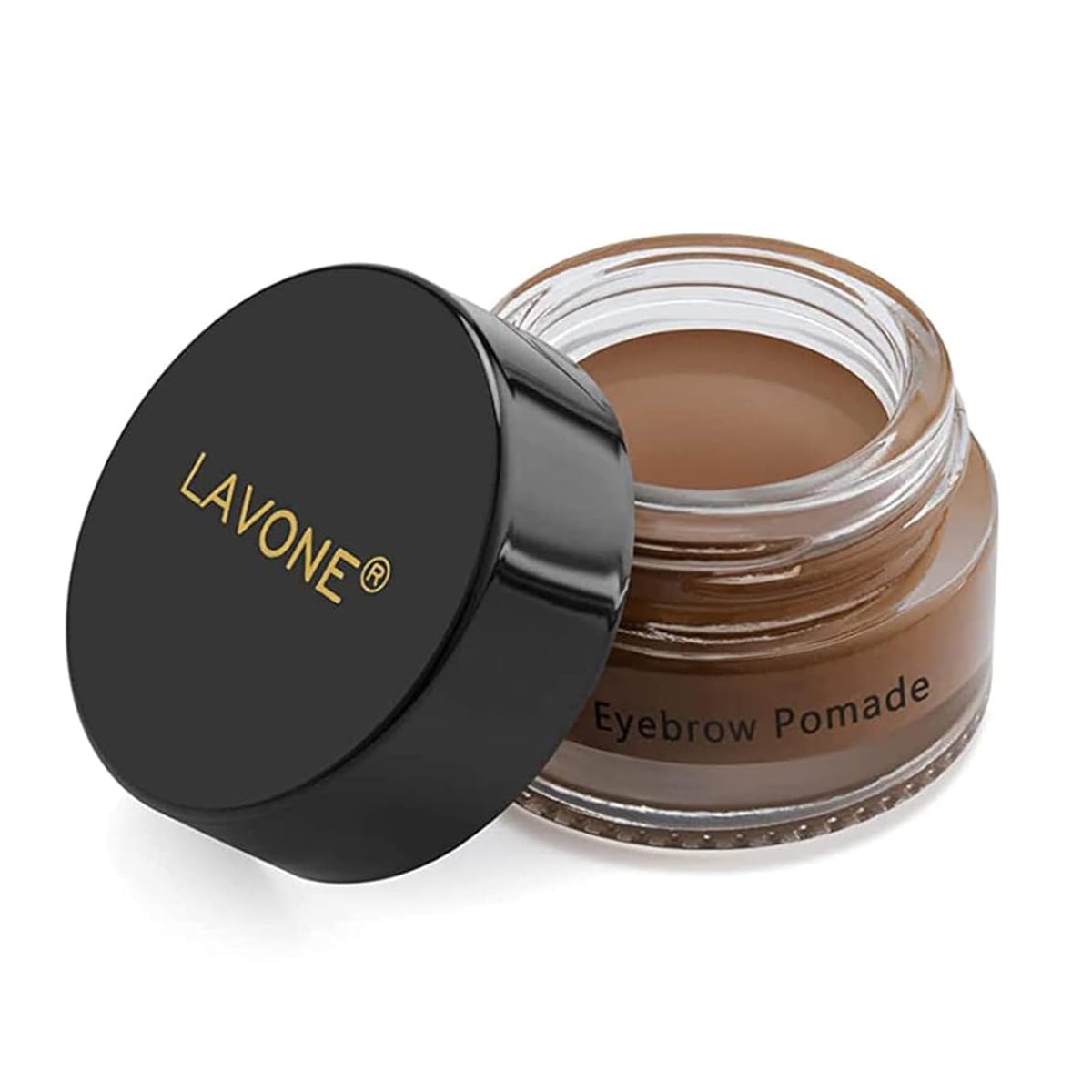 Lavone Waterproof Eyebrow Pomade - Smudge Proof, Sweat Resistant, Soft Brown, Long-Lasting Makeup