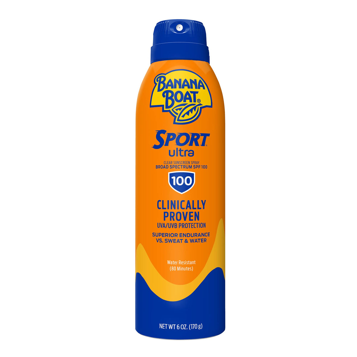 Banana Boat Sport Ultra Spf 100 Sunscreen Spray, 6Oz - Water Resistant, High Spf Protection