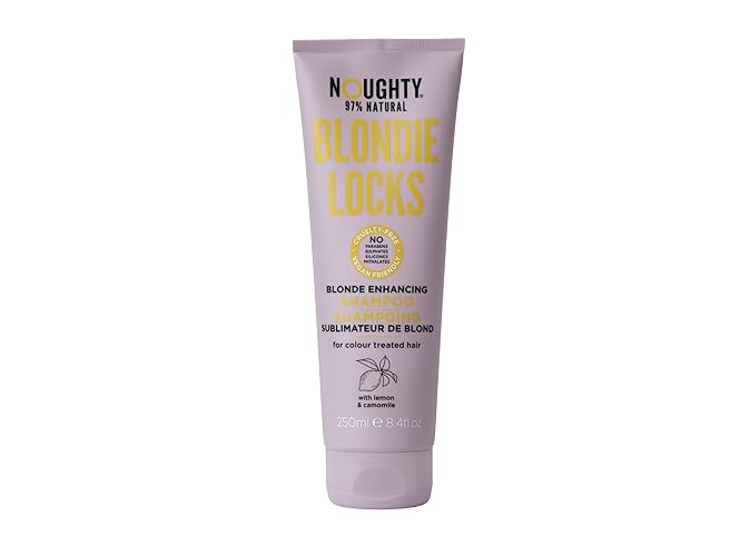 Noughty Blondie Locks Blonde Conditioner, Vegan, 97% Natural, Sulfate-Free, 250 Ml