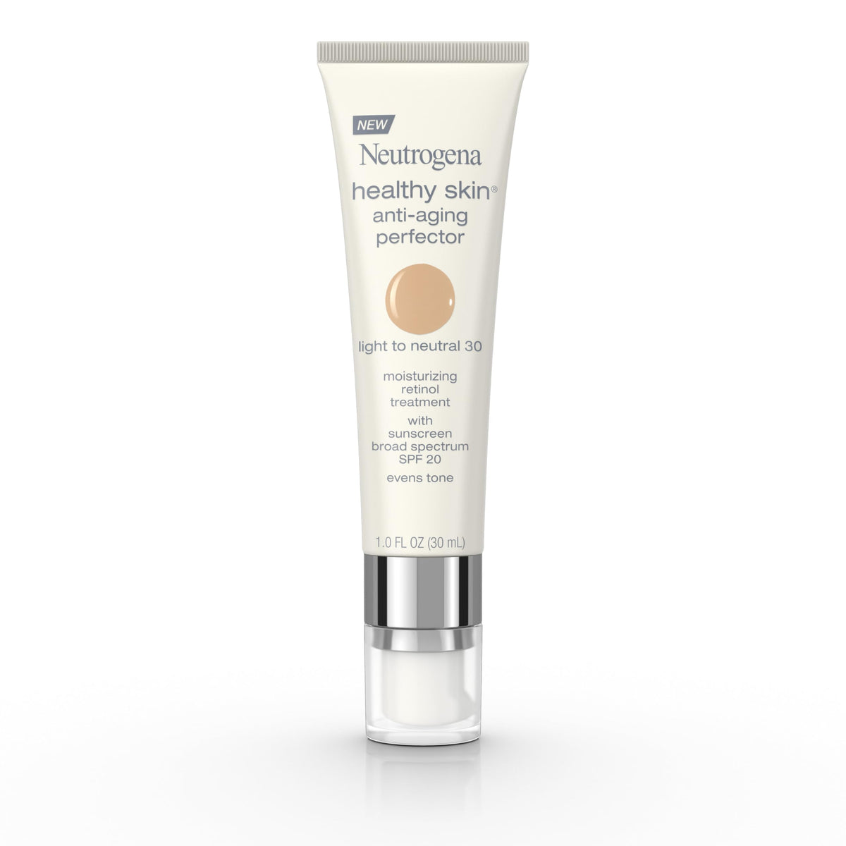 Neutrogena Retinol Tinted Moisturizer Spf 20, Anti-Aging, 1 Fl Oz, Light To Neutral