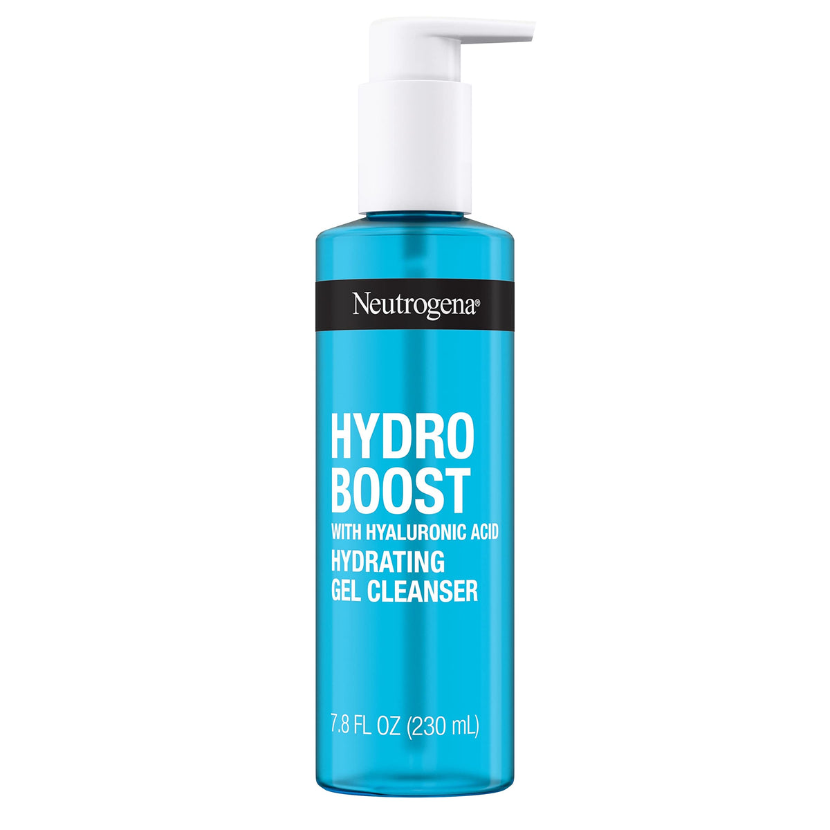 Neutrogena Hydro Boost Hydrating Facial Gel Cleanser, Makeup Remover, 7.8 Fl. Oz, Paraben-Free