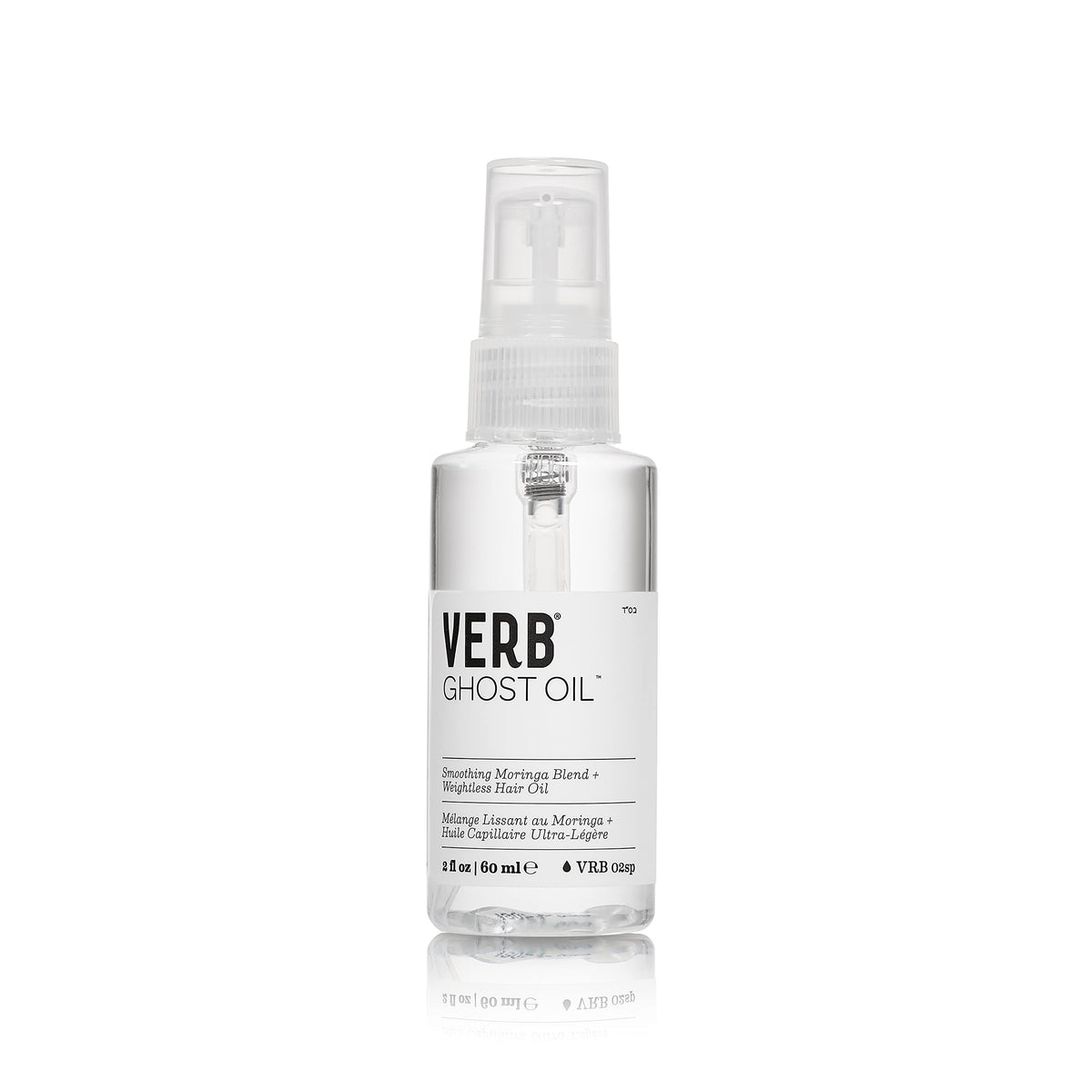 Verb Ghost Oil - Clear Hair Oil, 2 Fl Oz For Shine & Moisture, Lightweight Formula