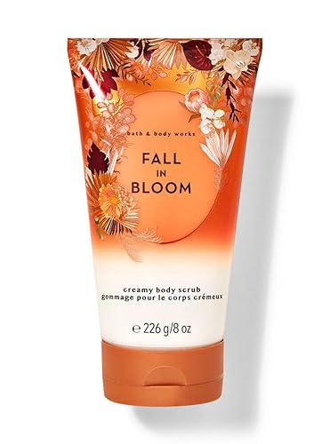 Bath & Body Works Fall In Bloom Creamy Body Scrub, 8 Ounce - Exfoliating Body Care