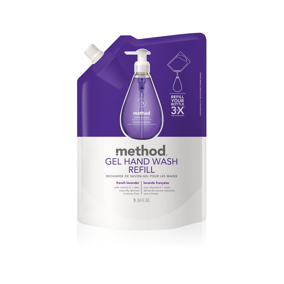 Method Purple All-Purpose Cleaner, 34 Fl Oz - Eco-Friendly Cleaning Solution