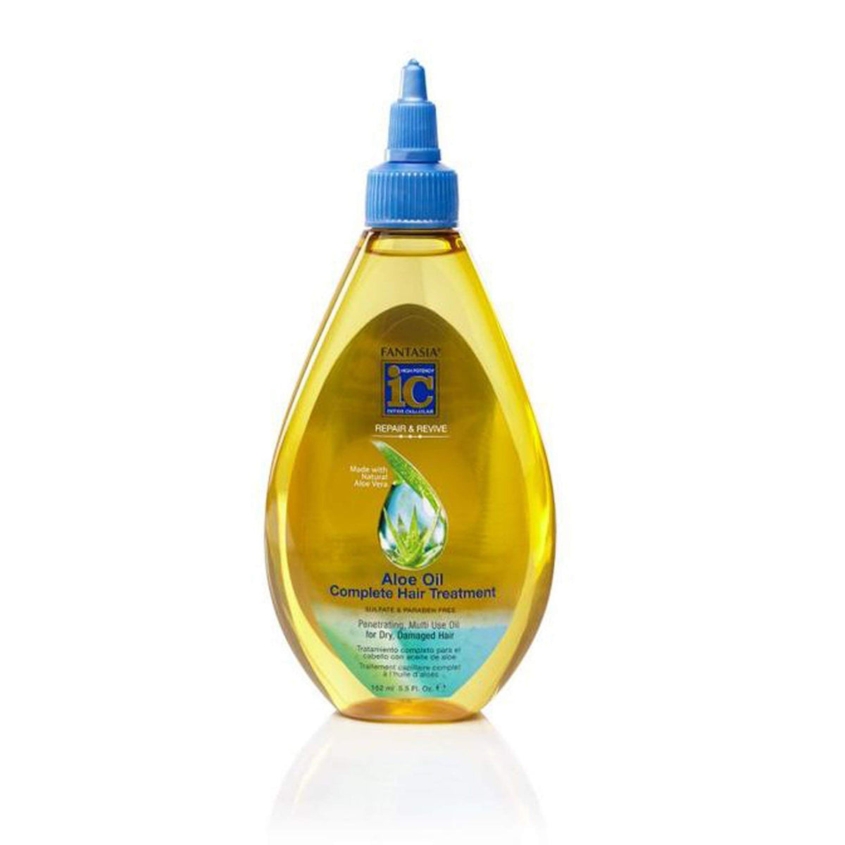 Fantasia Aloe Oil Complete Hair Treatment, Repair & Revive, 5.5 Fl Oz