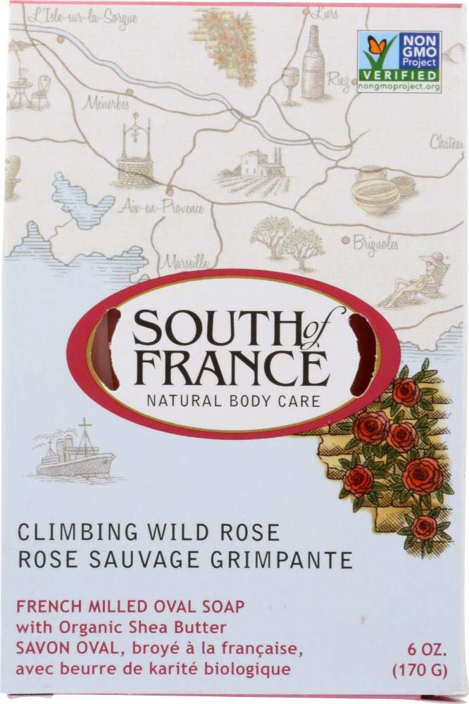 South Of France Soaps French Milled Oval Soap, Climbing Wild Rose 6 oz2