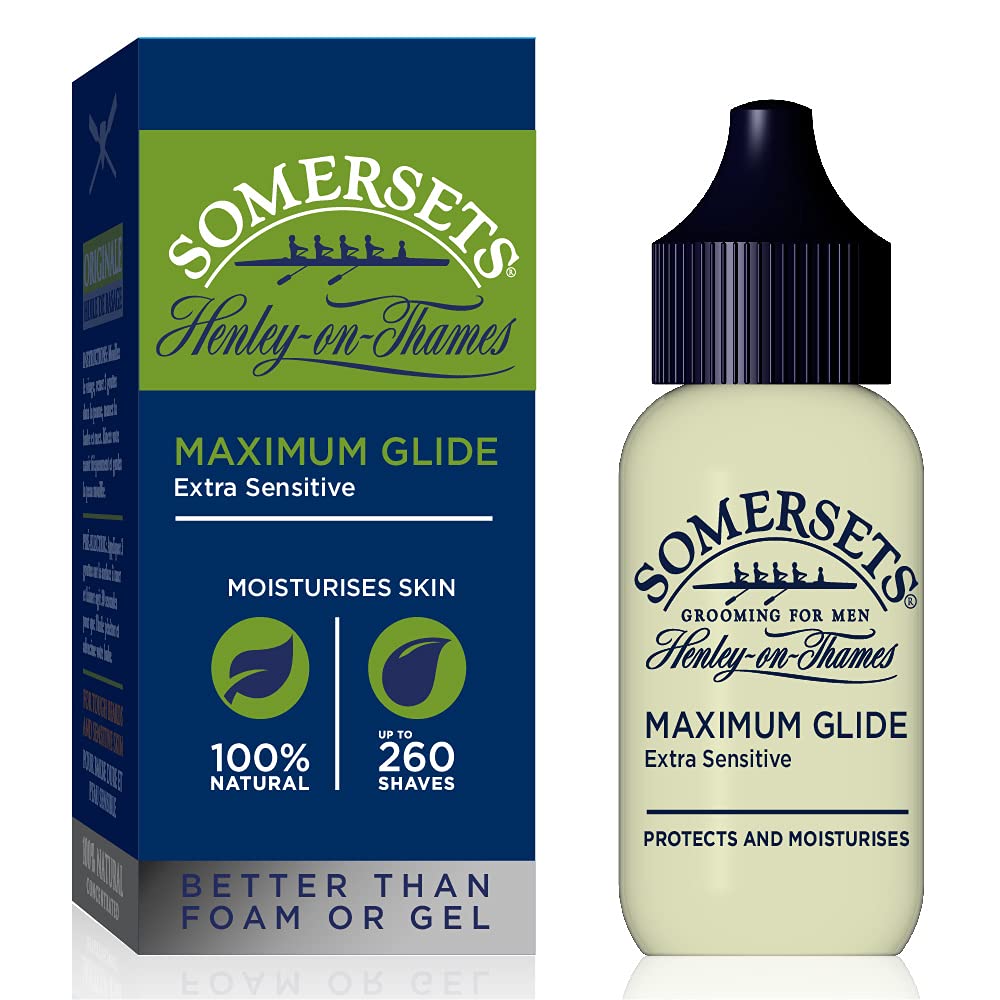 Somersets Usa Sensitive Shave Oil - 1.2 Fl Oz Liquid For Smooth, Irritation-Free Shaving