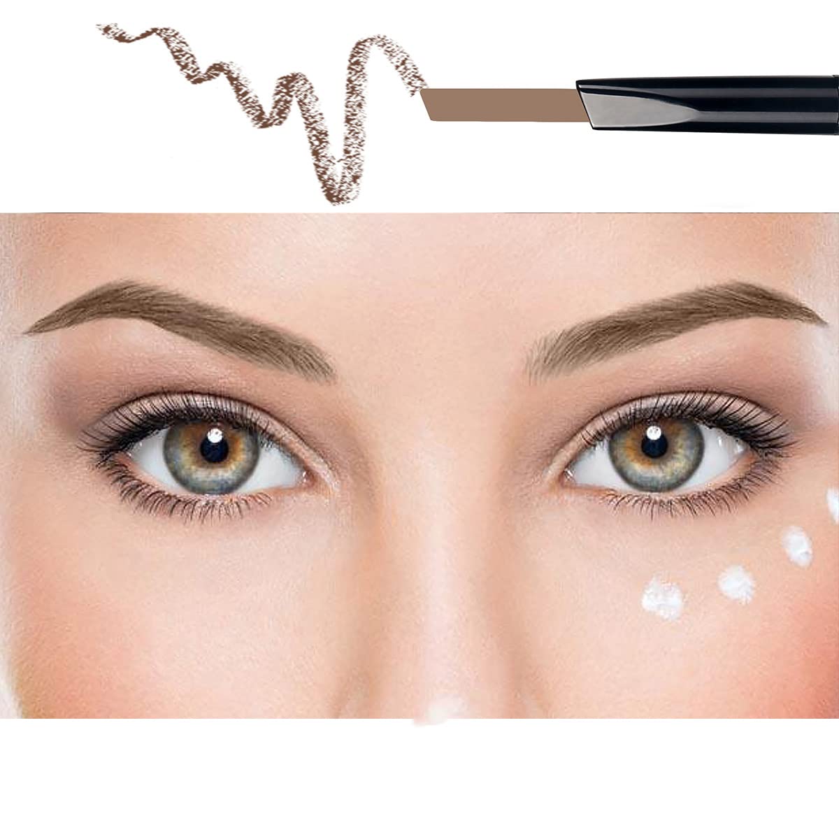 Anifer Soft Eyebrow Pencil - Blonde Waterproof, Smooth, Natural, Cruelty-Free, 1 Count