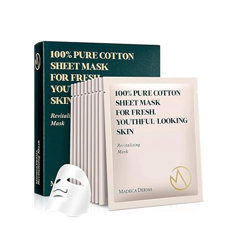 Madeca Derma Revitalizing Sheet Mask 10Pcs - Centella, Hyaluronic Acid, Niacinamide, Korean Skincare