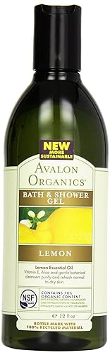 Avalon Organics Lemon Bath & Shower Gel - 1 Count (Pack Of 1)