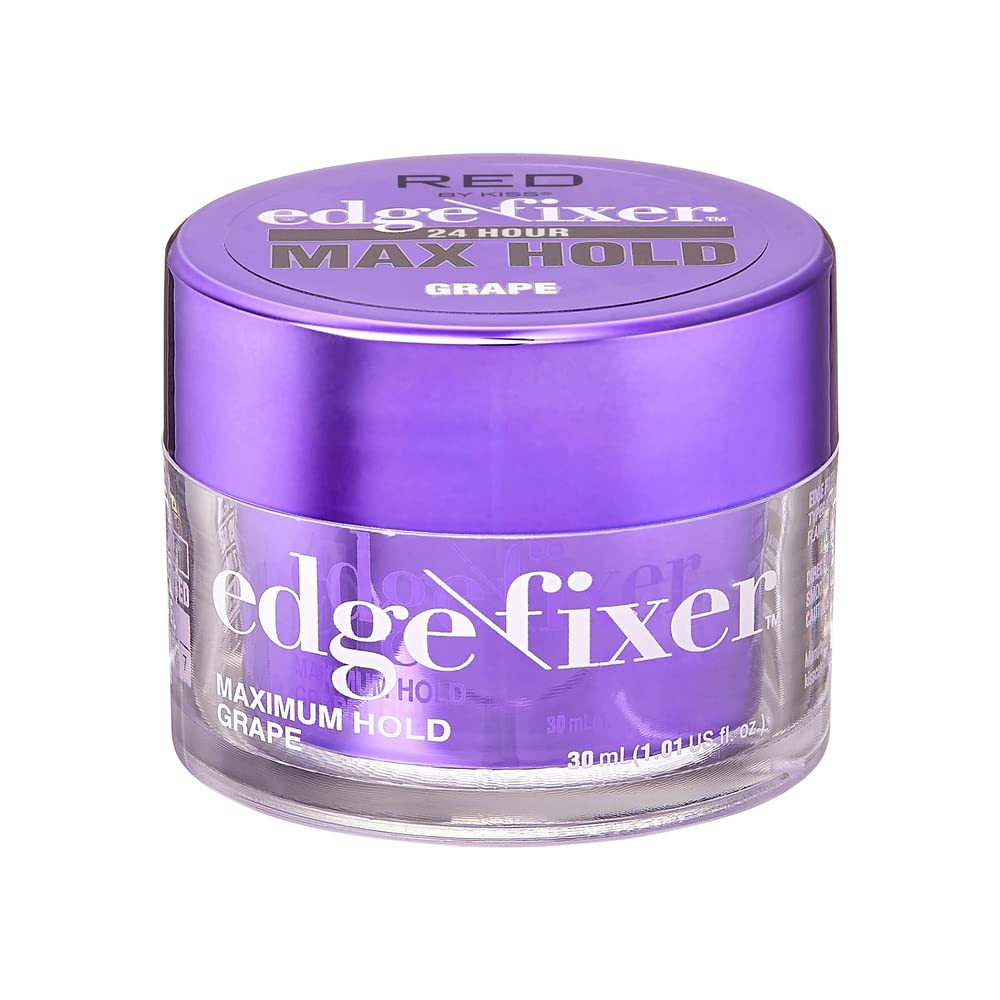 Red by Kiss Edge Fixer Gel 24 Hour Hold, Biotin Infused, No Flaking, 1.01 fl. oz